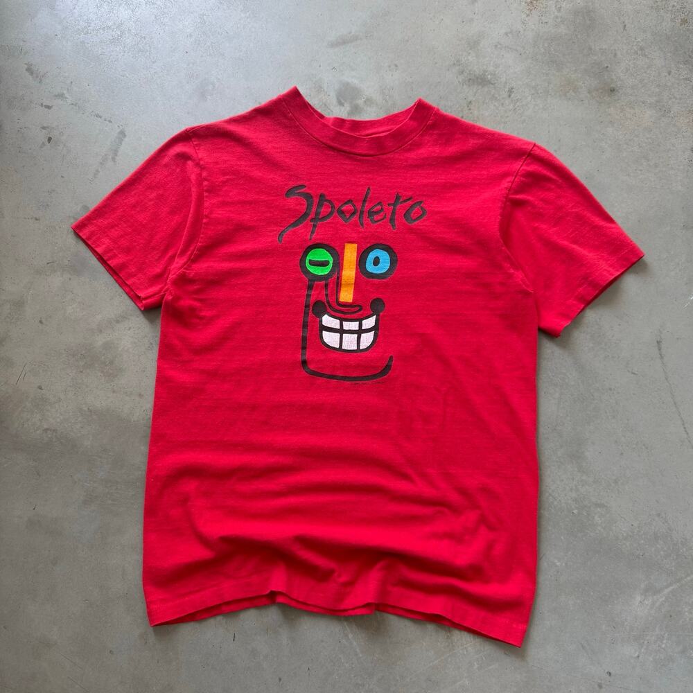 Vintage 80’s Spoleto Art Music Festival Retro Classic Graphic T-shirt Size M